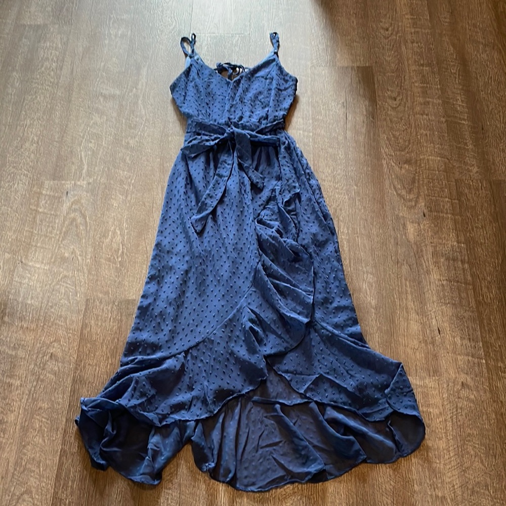 Altar’s State Navy Ruffle Dress - Size L